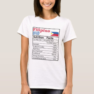 Camiseta La nutrición de los papás filipinos es un regalo d