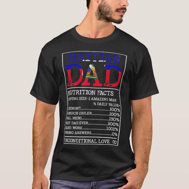 Camiseta La nutrición de los papás haitianos hace que los p (Anverso)