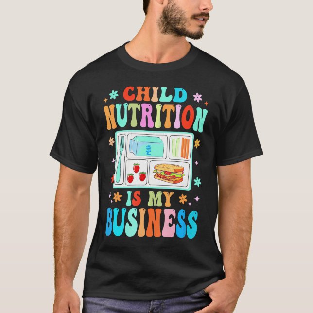 Camiseta La nutrición infantil es mi almuerzo de negocios L (Anverso)