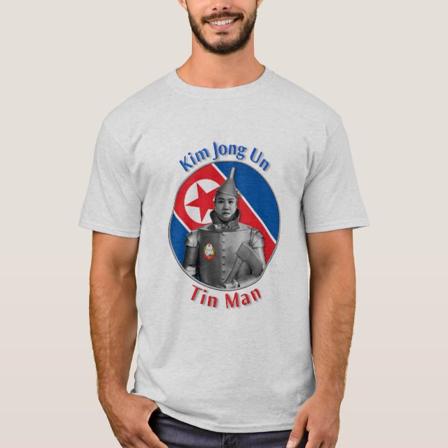 Camiseta La O.N.U de Kim Jong - hombre de la lata (Anverso)