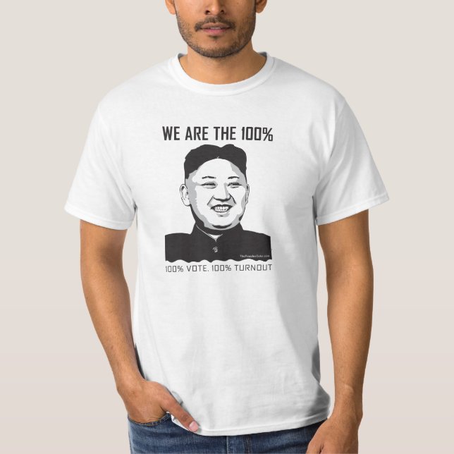 Camiseta La O.N.U de Kim Jong - somos el 100% (Anverso)