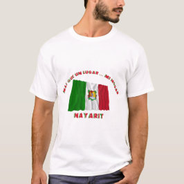 Camiseta La O.N.U Lugar… MI Hogar de Nayarit - de Más Que