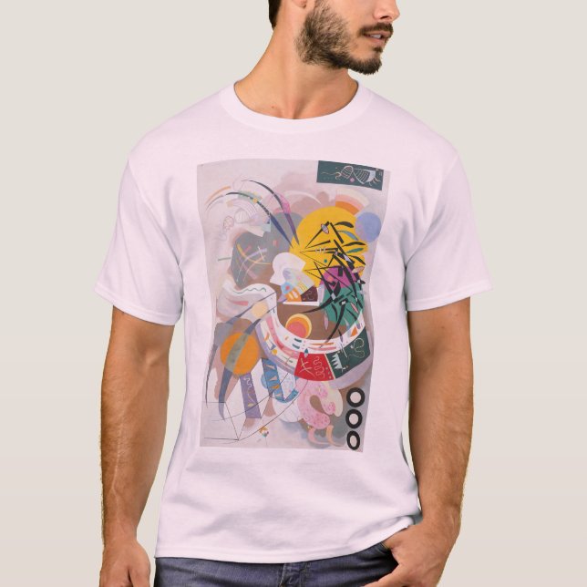 Camiseta La obra de arte abstracta de Kandinsky (Anverso)
