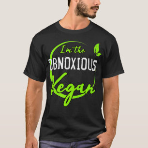Camiseta La obscena parodia vegan divertida en una planta d