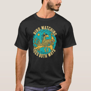 Camiseta La observación de aves da ambas formas de pájaro c