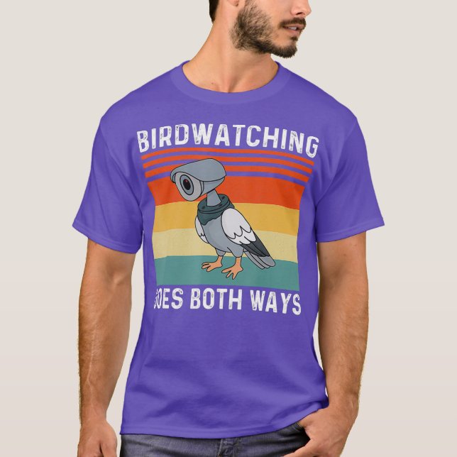 Camiseta La observación de aves va en ambos sentidos (Anverso)