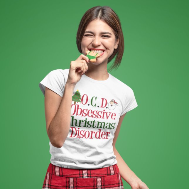 Camiseta La obsesión de Navidades divertidos con la festivi (Subido por el creador)