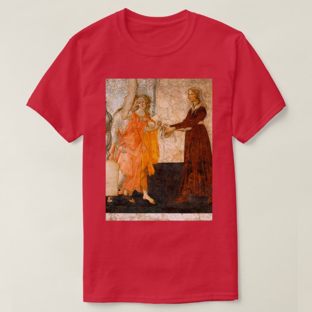 Camiseta La oferta de Sandro Botticelli Venus y los Tres Gr (Diseño del anverso)