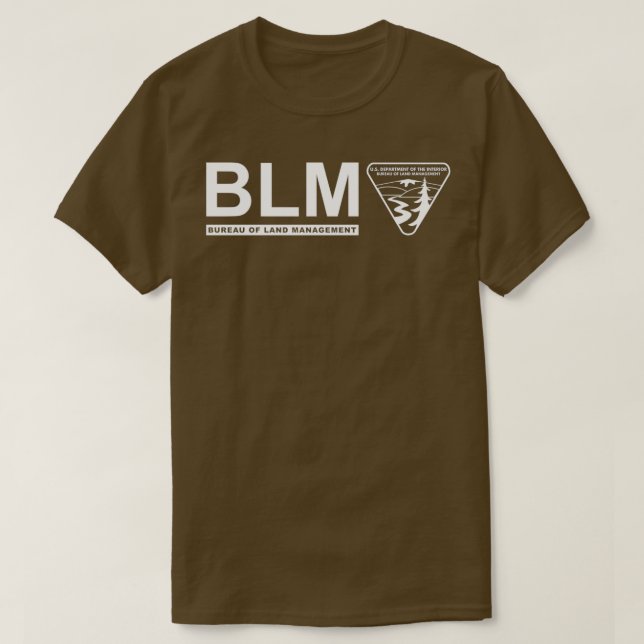 Camiseta La Oficina de Gestión de Tierras del BLM original (Diseño del anverso)