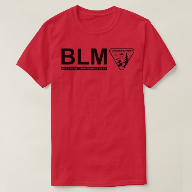 Camiseta La Oficina de Gestión de Tierras del BLM original  (Diseño del anverso)