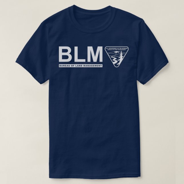 Camiseta La Oficina de Gestión de Tierras del BLM original  (Diseño del anverso)