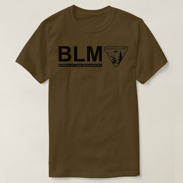 Camiseta La Oficina de Gestión de Tierras del BLM original  (Diseño del anverso)