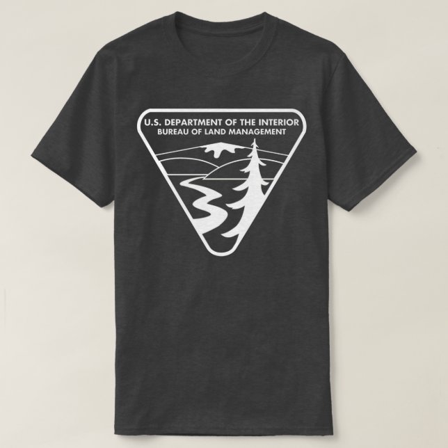 Camiseta La Oficina de Gestión de Tierras del BLM original  (Diseño del anverso)