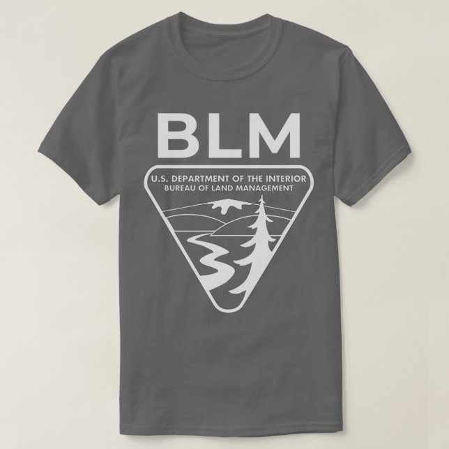 Camiseta La Oficina de Gestión de Tierras del BLM original  (Diseño del anverso)
