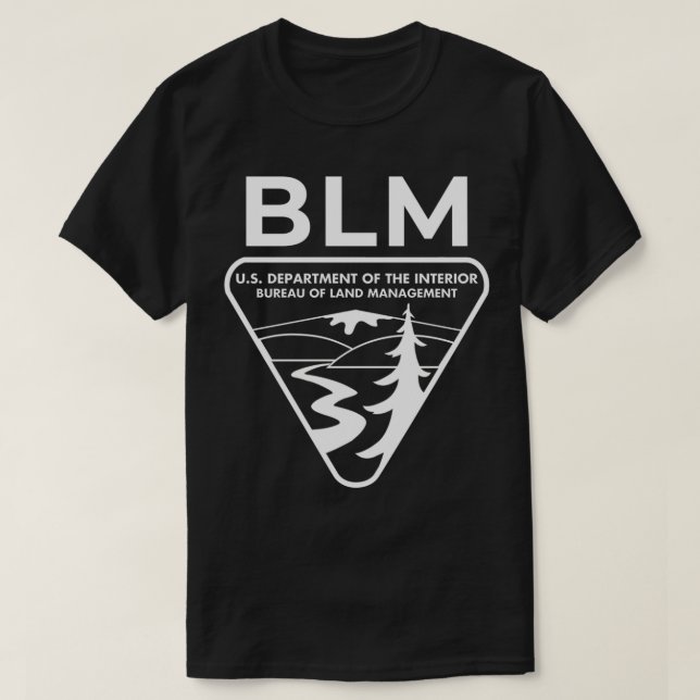 Camiseta La Oficina de Gestión de Tierras del BLM original  (Diseño del anverso)
