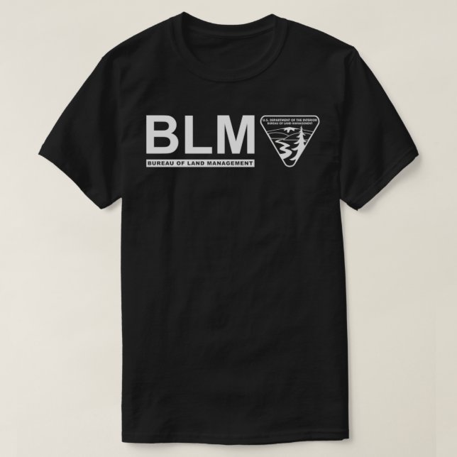 Camiseta La Oficina de Gestión de Tierras del BLM original (Diseño del anverso)