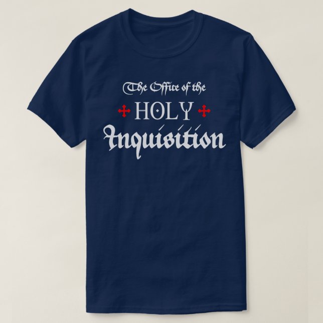 Camiseta La Oficina de la Santa Inquisición (Diseño del anverso)