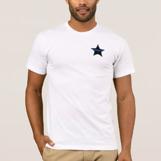 Camiseta La oficina de los sheriffs enrarece Blue Line