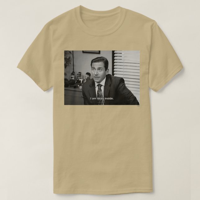 Camiseta La oficina en la que Michael está muerto dentro de (Diseño del anverso)