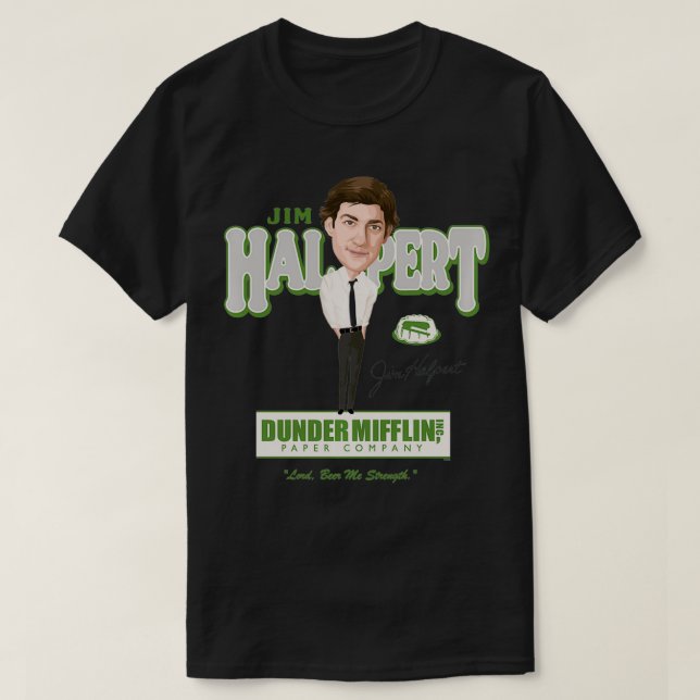Camiseta La Oficina Jim Halpert Caricature Pullover (Diseño del anverso)
