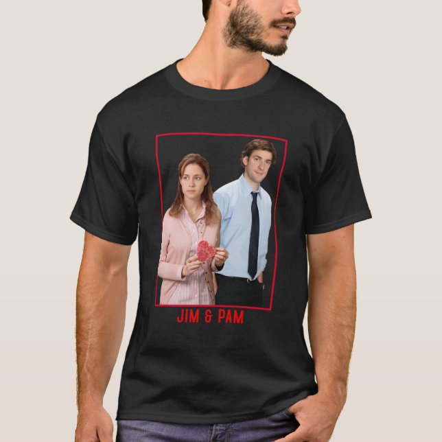 Camiseta La Oficina Jim Y Pam Photo (Anverso)