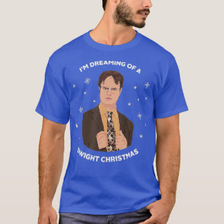 Camiseta La oficina que sueño con un Navidad pusilánime