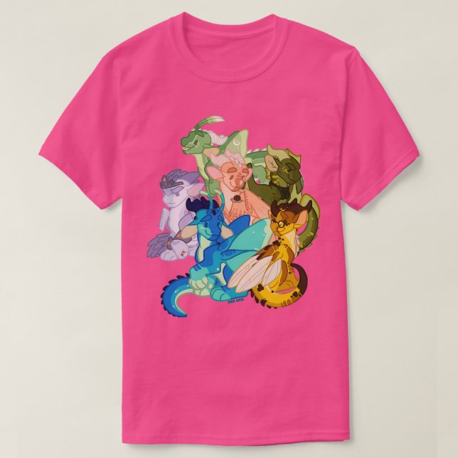 Camiseta La Ola de Fuego en el Continente Perdido (Diseño del anverso)