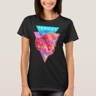 Camiseta La ola de vaporización tensa pollos tensa el kanji