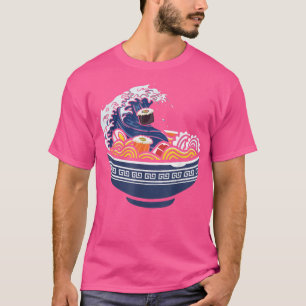 Camiseta La ola Japón Ramen Bowl Kawaii Anime Lover 1559