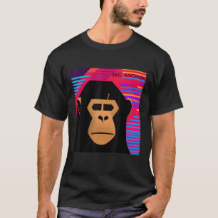 Camiseta La onda sintética de los 80 es monje