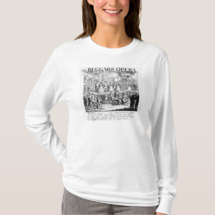 Camiseta La ópera Burlesqued, 1728 del mendigo