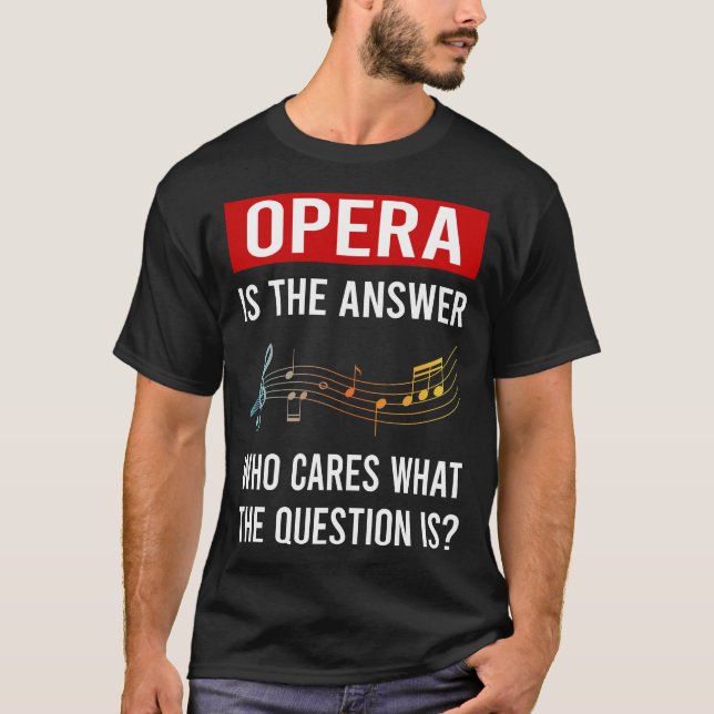 Camiseta La Ópera de la Respuesta (Anverso)
