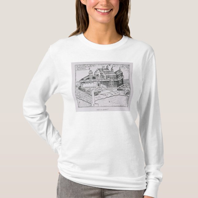 Camiseta La opinión de Champlain de Quebec (Anverso)