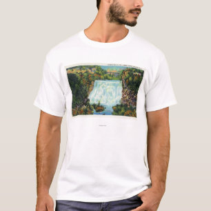 Camiseta La opinión de la garganta de la cala de la caída,