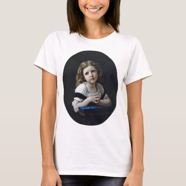 Camiseta La oración, Bouguereau (Anverso)