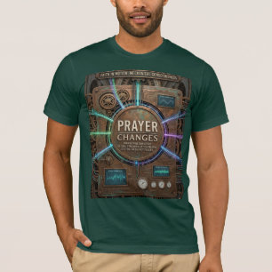 Camiseta La oración cambia todo – Futurista Steampunk T