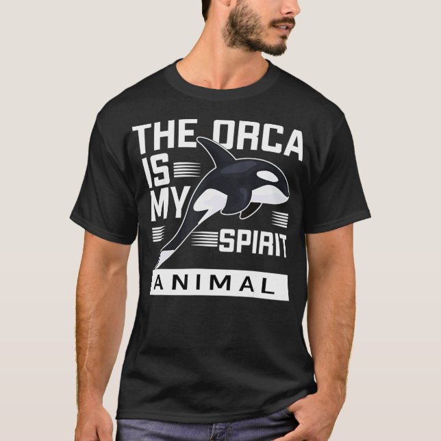 Camiseta La orca es mi animal espiritual (Anverso)