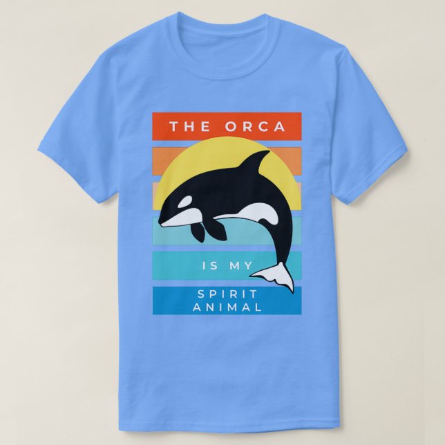 Camiseta La orca es mi animal espiritual 1 (Diseño del anverso)