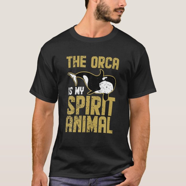 Camiseta La Orca es mi Espíritu Animal Orca (Anverso)
