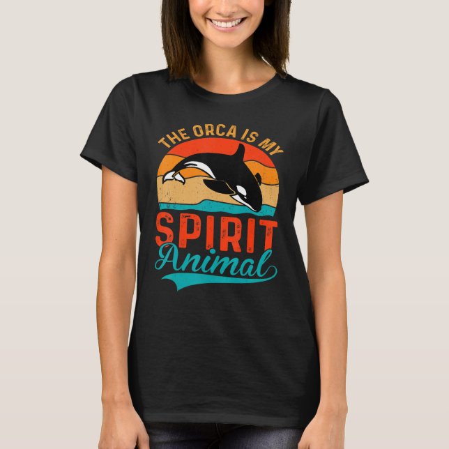 Camiseta La Orca es mi Espíritu Animal Orca (Anverso)