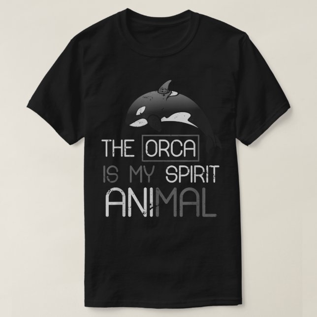 Camiseta La Orca es mi Espíritu Animal Orca (Diseño del anverso)