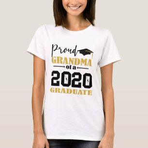 Camiseta La orgullosa abuela de un graduado en 2020