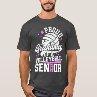 Camiseta La orgullosa abuela de una abuela de voleibol de 2