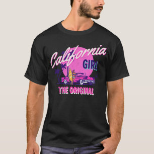 Camiseta La original Chica californiana Cute Rosa Girly Cal