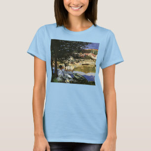 Camiseta La orilla del Sena, Bennecourt de Claude Monet
