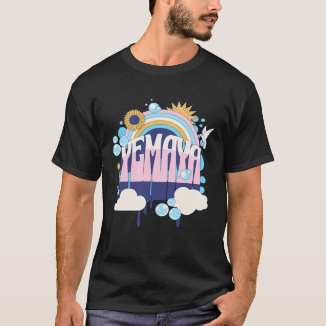 Camiseta La Orisha Yemaya Ashe La Diosa Del Océano (Anverso)