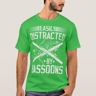 Camiseta La Orquesta Del Jugador De Bassoon Fácilmente Dist