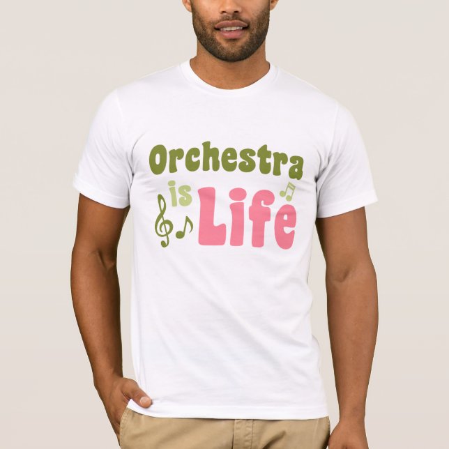 Camiseta La orquesta es vida (Anverso)
