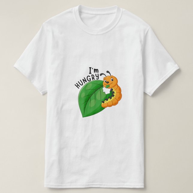 Camiseta la oruga hambrienta Celebra el regalo del crecimie (Diseño del anverso)