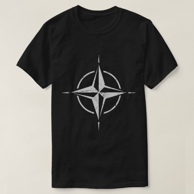 Camiseta La OTAN Bandera Símbolo de la Alianza Militar Occi (Diseño del anverso)